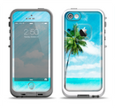 The Paradise Beach Palm Tree Apple iPhone 5-5s LifeProof Fre Case Skin Set