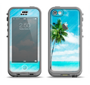 The Paradise Beach Palm Tree Apple iPhone 5c LifeProof Nuud Case Skin Set