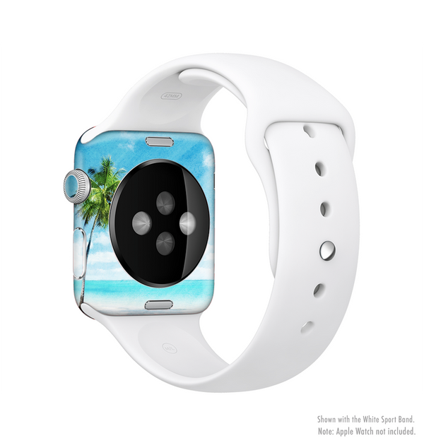 The Paradise Beach Palm Tree Full-Body Skin Kit for the Apple Watch