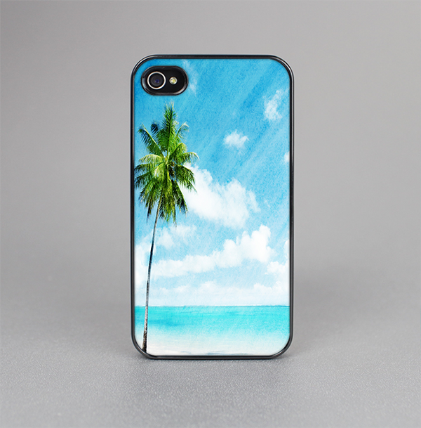 The Paradise Beach Palm Tree Skin-Sert for the Apple iPhone 4-4s Skin-Sert Case