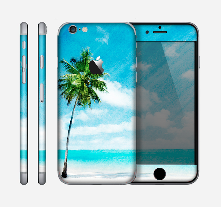 The Paradise Beach Palm Tree Skin for the Apple iPhone 6