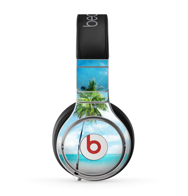 The Paradise Beach Palm Tree Skin for the Beats by Dre Pro Headphones