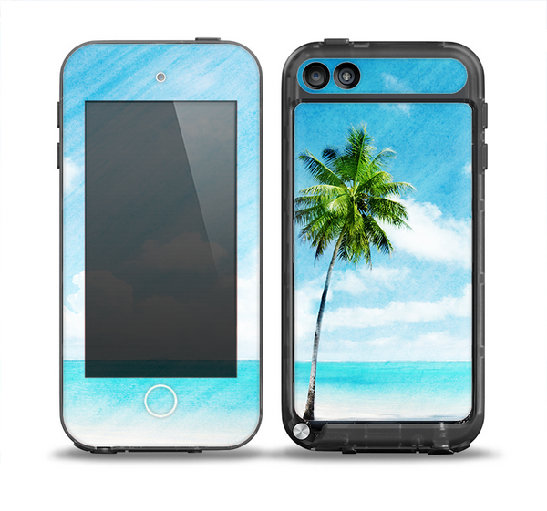 The Paradise Beach Palm Tree Skin for the iPod Touch 5th Generation frē LifeProof Case