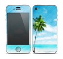 The Paradise Beach Palm Tree copy Skin for the Apple iPhone 4-4s
