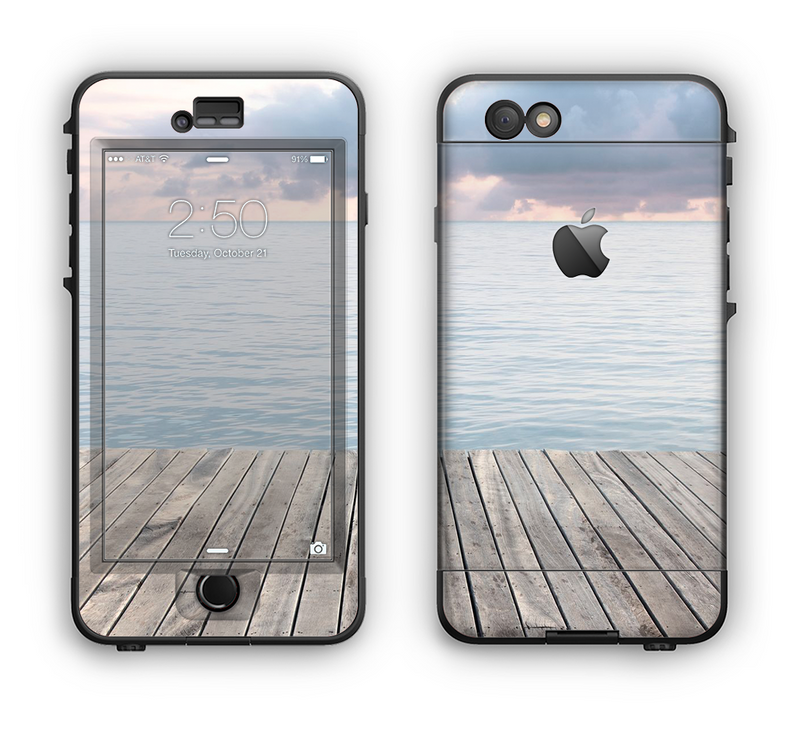 The Paradise Dock Apple iPhone 6 LifeProof Nuud Case Skin Set