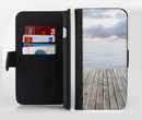 The Paradise Dock Ink-Fuzed Leather Folding Wallet Credit-Card Case for the Apple iPhone 6/6s, 6/6s Plus, 5/5s and 5c