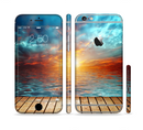 The Paradise Sunset Ocean Dock Sectioned Skin Series for the Apple iPhone 6s Plus