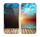 The Paradise Sunset Ocean Dock Skin for the Apple iPhone 4-4s