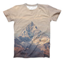 The Paramountain Top ink-Fuzed Unisex All Over Full-Printed Fitted Tee Shirt