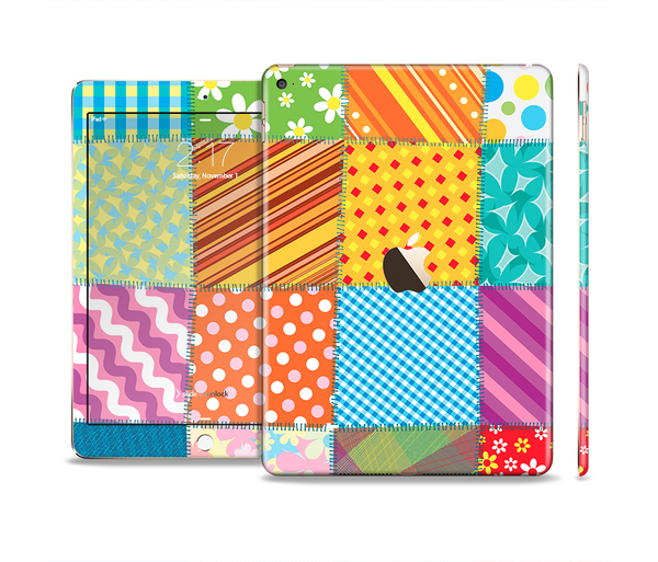 The Patched Various Hot Patterns Skin Set for the Apple iPad Pro
