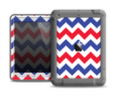 The Patriotic Chevron Pattern Apple iPad Air LifeProof Fre Case Skin Set