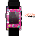 The Peace Love Pink Illustration Skin for the Pebble SmartWatch