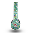 The Peacock Green Feather Bundle Skin for the Beats by Dre Original Solo-Solo HD Headphones