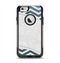 The Peeled Vintage Blue & Gray Chevron Pattern Apple iPhone 6 Otterbox Commuter Case Skin Set