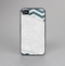 The Peeled Vintage Blue & Gray Chevron Pattern Skin-Sert for the Apple iPhone 4-4s Skin-Sert Case