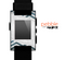 The Peeled Vintage Blue & Gray Chevron Pattern Skin for the Pebble SmartWatch