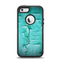 The Peeling Teal Paint Apple iPhone 5-5s Otterbox Defender Case Skin Set