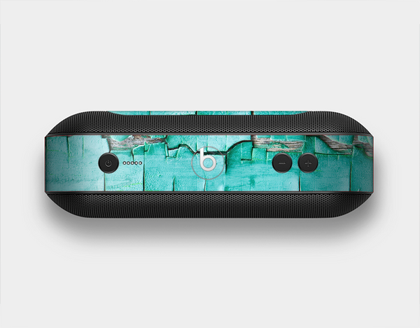 The Peeling Teal Paint Skin Set for the Beats Pill Plus