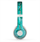 The Peeling Teal Paint Skin for the Beats by Dre Solo 2 Headphones