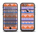 The Pink-Blue & Coral Tribal Ethic Geometric Pattern Apple iPhone 6/6s LifeProof Fre Case Skin Set