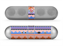 The Pink-Blue & Coral Tribal Ethic Geometric Pattern Skin for the Beats by Dre Pill Bluetooth Speaker