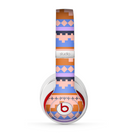 The Pink-Blue & Coral Tribal Ethic Geometric Pattern Skin for the Beats by Dre Studio (2013+ Version) Headphones