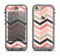 The Pink-Tan-Black Zigzag Pattern Apple iPhone 5c LifeProof Nuud Case Skin Set