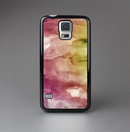 The Pink-Yellow-Blue Grunge Painted Surface Skin-Sert Case for the Samsung Galaxy S5