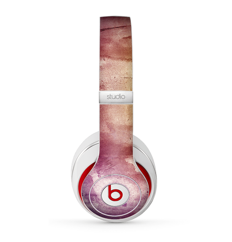 The Pink-Yellow-Blue Grunge Painted Surface Skin for the Beats by Dre Studio (2013+ Version) Headphones