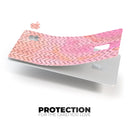 The Pink Abstract Watercolor Sparkling Chevron  - Premium Protective Decal Skin-Kit for the Apple Credit Card