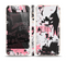 The Pink & Black Abstract Fashion Poster Skin Set for the Apple iPhone 5s