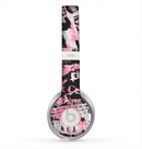 The Pink & Black Abstract Fashion Poster Skin for the Beats by Dre Solo 2 Headphones