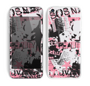 The Pink & Black Abstract Fashion Poster copy Skin for the Apple iPhone 5c