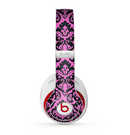 The Pink & Black Delicate Pattern Skin for the Beats by Dre Studio (2013+ Version) Headphones