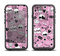 The Pink & Black Love Skulls Pattern V3 Apple iPhone 6/6s Plus LifeProof Fre Case Skin Set