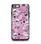 The Pink & Black Love Skulls Pattern V3 Apple iPhone 6 Otterbox Symmetry Case Skin Set