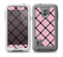 The Pink & Black Plaid Skin for the Samsung Galaxy S5 frē LifeProof Case