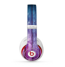 The Pink & Blue Dyed Wood Skin for the Beats by Dre Studio (2013+ Version) Headphones
