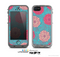 The Pink & Blue Floral Illustration Skin for the Apple iPhone 5c LifeProof Case
