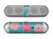 The Pink & Blue Floral Illustration Skin for the Beats by Dre Pill Bluetooth Speaker