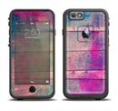 The Pink & Blue Grunge Wood Planks Apple iPhone 6/6s Plus LifeProof Fre Case Skin Set
