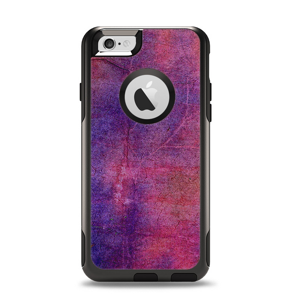 The Pink & Blue Grungy Surface Texture Apple iPhone 6 Otterbox Commuter Case Skin Set
