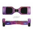 The Pink & Blue Grungy Surface Texture Full-Body Skin Set for the Smart Drifting SuperCharged iiRov HoverBoard