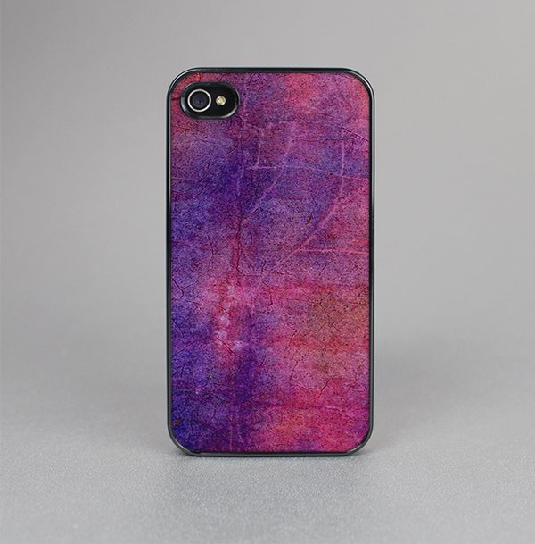 The Pink & Blue Grungy Surface Texture Skin-Sert for the Apple iPhone 4-4s Skin-Sert Case