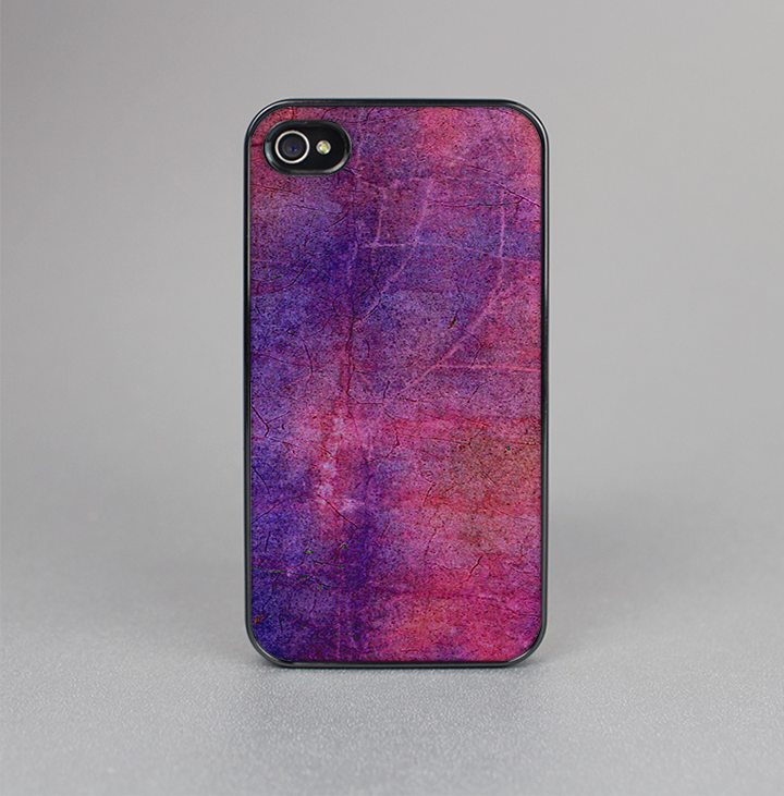 The Pink & Blue Grungy Surface Texture Skin-Sert for the Apple iPhone 4-4s Skin-Sert Case