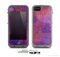 The Pink & Blue Grungy Surface Texture Skin for the Apple iPhone 5c LifeProof Case