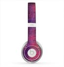The Pink & Blue Grungy Surface Texture Skin for the Beats by Dre Solo 2 Headphones