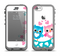 The Pink & Blue Vector Love Birds Apple iPhone 5c LifeProof Nuud Case Skin Set