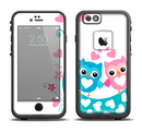 The Pink & Blue Vector Love Birds Apple iPhone 6/6s LifeProof Fre Case Skin Set