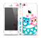 The Pink & Blue Vector Love Birds Skin Set for the Apple iPhone 5s